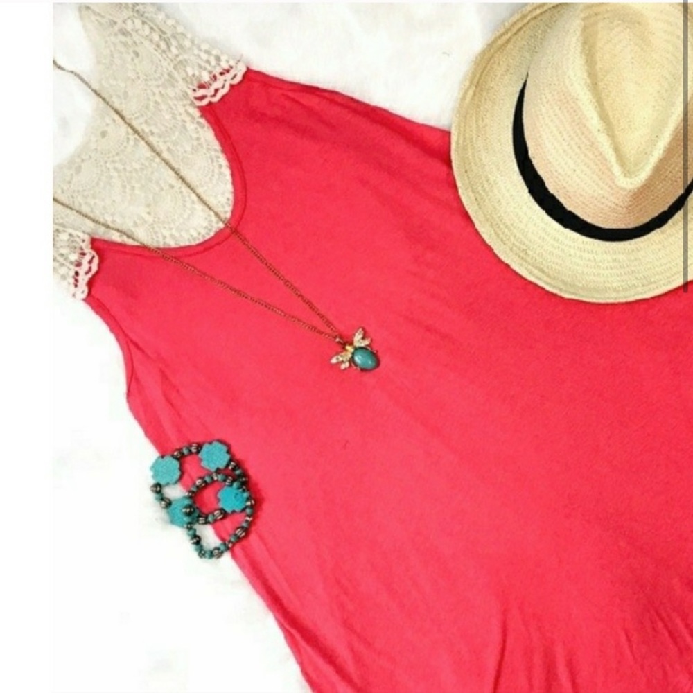 Knit Dress W/ Crochet Back Detail, Sleeveless - Picture 4 of 14